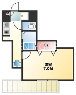 ルミエール備後町【5階】の間取り