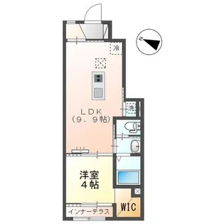 ドン・パレス【1階】の間取り