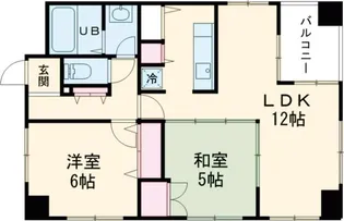 PRISM COURT 平井【5階】の間取り