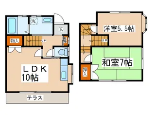 神奈川県座間市入谷東3【一戸建】の間取り