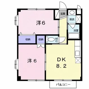 鹿児島県鹿児島市坂之上5【アパート】の間取り