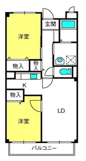 パレスシティ【2階】の間取り