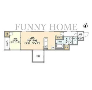 Nemo柿の木坂【1階】の間取り