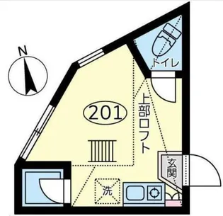ミラベル横浜【2階】の間取り