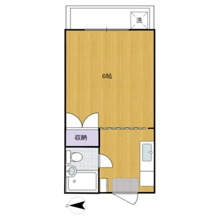 ノムラフラット【3階】の間取り