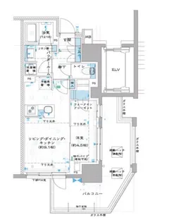 オーパスレジデンス中板橋【11階】の間取り