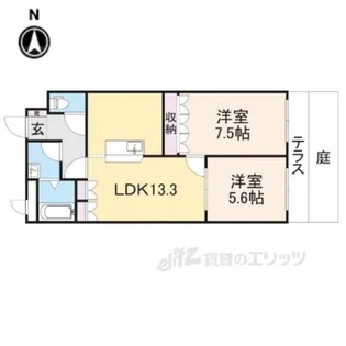 ルナピアッツァ【1階】の間取り