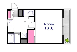 西田ビル【4階】の間取り