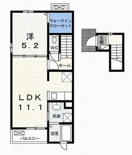 クライミングローズ永福【2階】の間取り