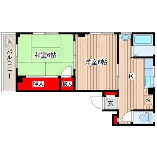 しゅんせいハイツIII【2階】の間取り