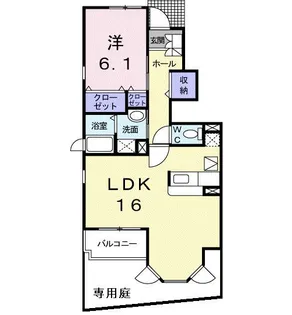 大阪府堺市東区高松【アパート】の間取り