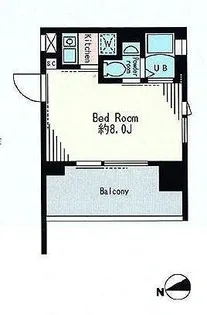 レジディア市谷薬王寺【5階】の間取り