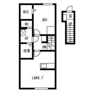 sorte【2階】の間取り