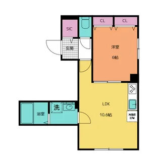 ベアート日吉【2階】の間取り