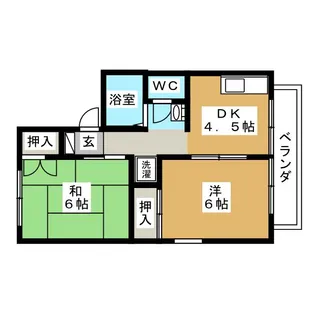 サンコーポラス【1階】の間取り