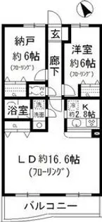 マ・ピエス【1階】の間取り