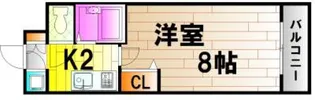 広島県広島市西区観音町【マンション】の間取り