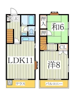 テラスサチIの間取り