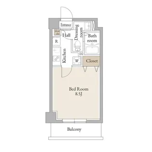 東京都葛飾区宝町1【マンション】の間取り
