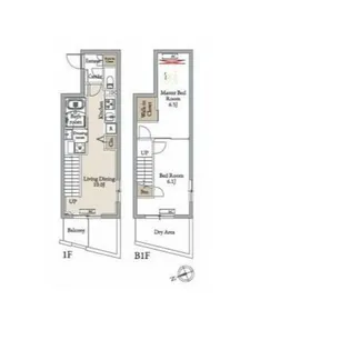 Livegeo nakamurabashiの間取り