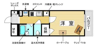 大阪府堺市堺区北三国ヶ丘町8【マンション】の間取り