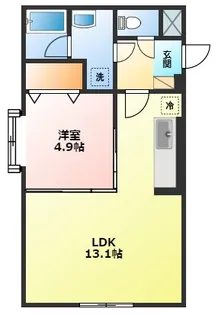 神奈川県小田原市飯泉【マンション】の間取り