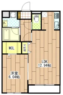 クローバーII【2階】の間取り