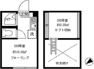 フェリスジャスト【2階】の間取り