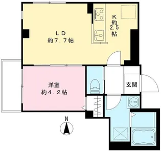 ストレータ代々木上原【1階】の間取り
