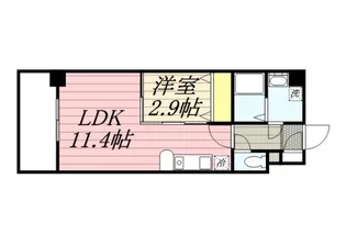 CASSIOPEIA HAKOZAKI【4階】の間取り