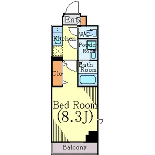 クレイシア桜新町【7階】の間取り