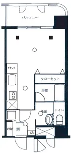 OMマンション東生駒【9階】の間取り