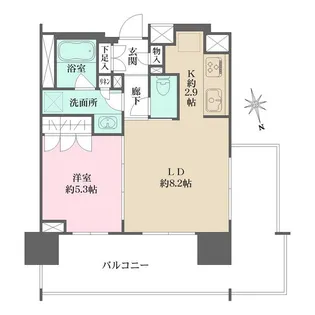 BELISTA文京関口【4階】の間取り