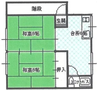 エステート小林B【1階】の間取り