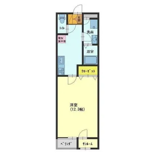 ブランシュール【2階】の間取り
