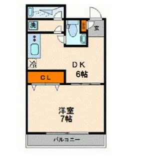 うしマンション【3階】の間取り
