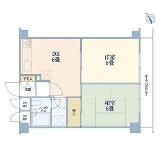 ライオンズマンション早稲田第2【4階】の間取り