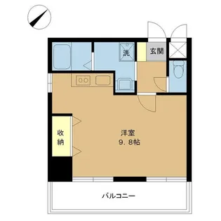 リバティープラザ花園II【3階】の間取り