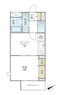 WELL House 東大井【3階】の間取り