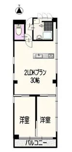 fメゾン代官町【4階】の間取り