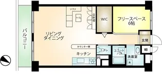 咲見町ハイツ【13階】の間取り