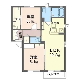 ジュピア C【1階】の間取り