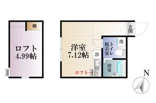 プリマ・六番館【2階】の間取り