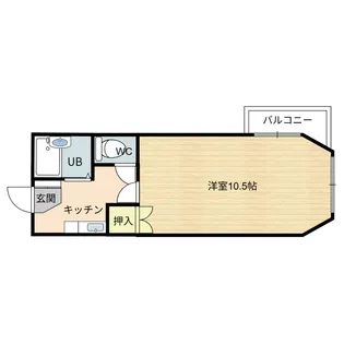 トレンテ開成【1階】の間取り