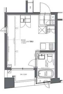 BPRレジデンス人形町【5階】の間取り