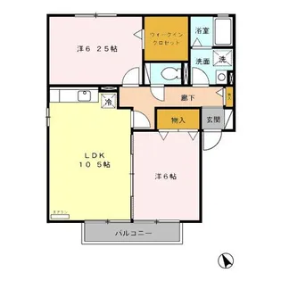 M’s Annex【2階】の間取り