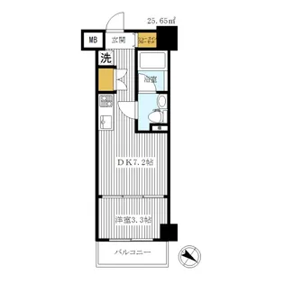 SAKURA AXIS 中板橋【7階】の間取り