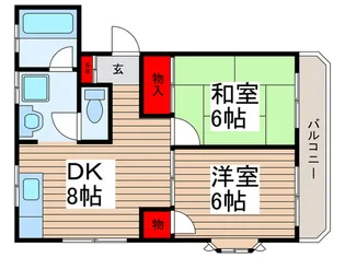 ナスマンション【1階】の間取り