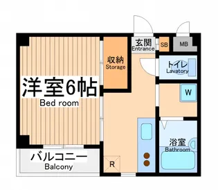 メゾン・カワイ【2階】の間取り