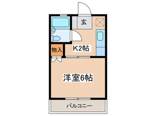 ハイツ守屋Bの間取り